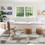 Geometric Area Rug Burela 0387/002 Beige