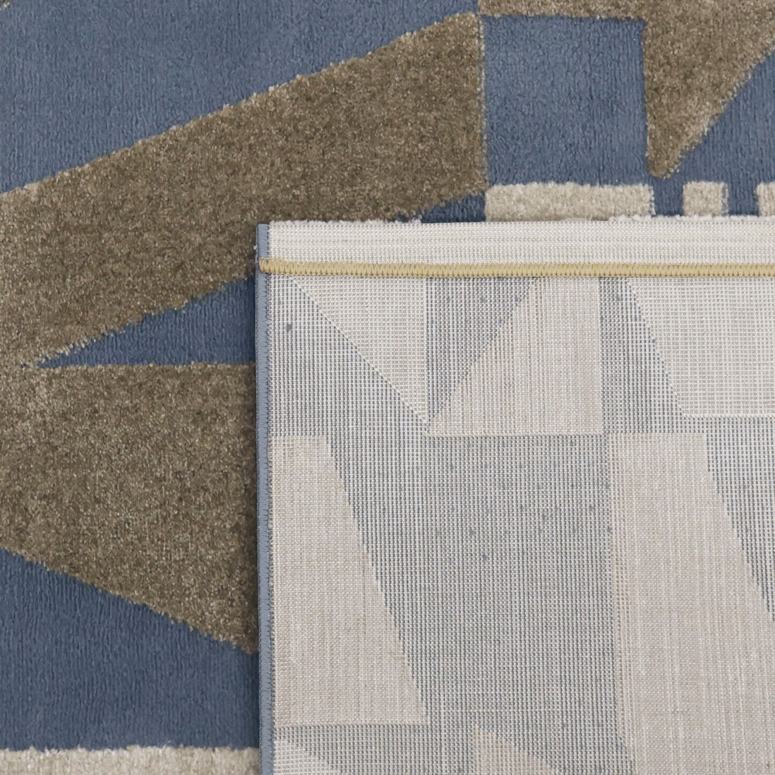 Alfombra Geomtrica Burela 3870/004 Azul