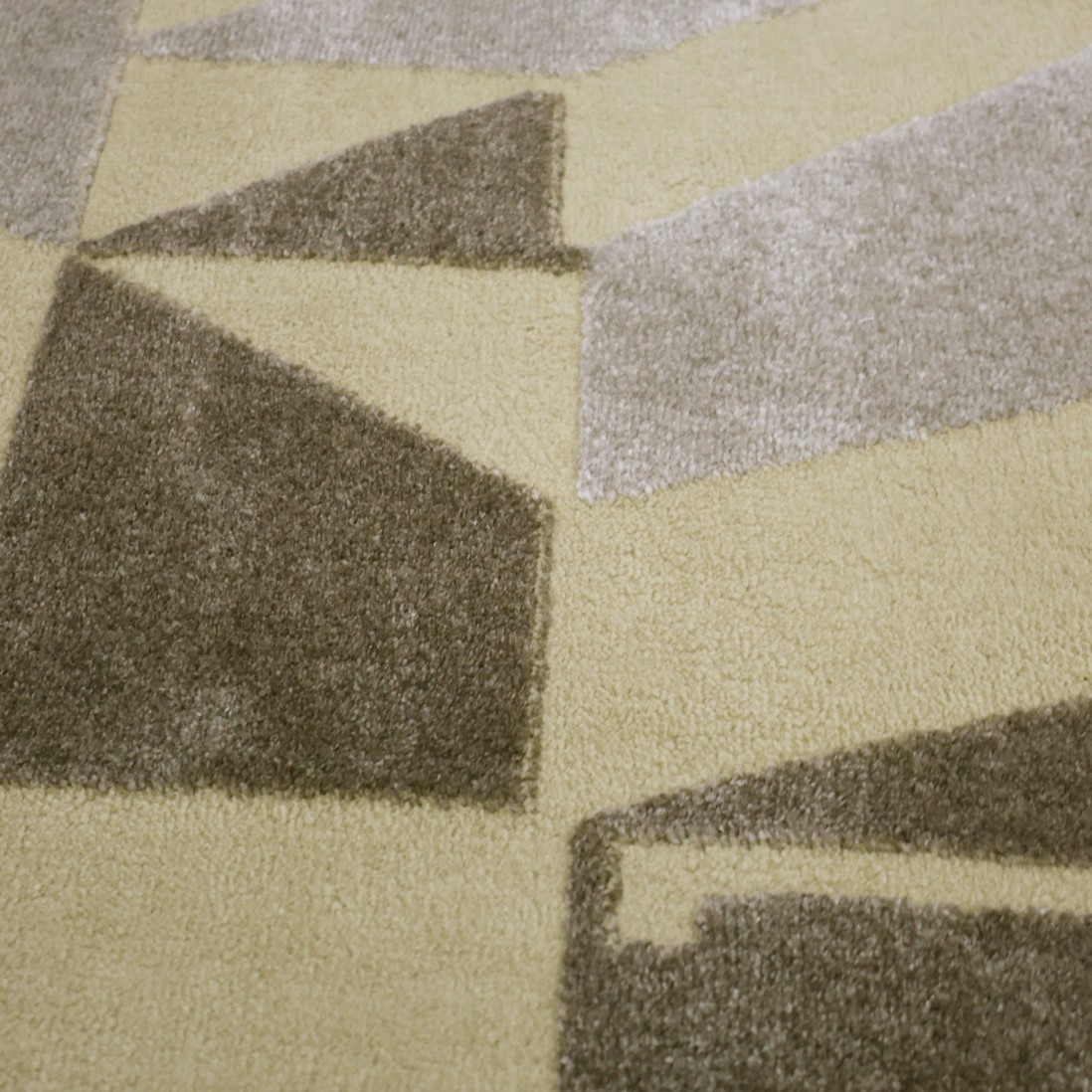 Alfombra Geomtrica Burela 3870/009 Amarilla
