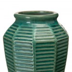 Vaso Decorativo de Cermica 211 Verde