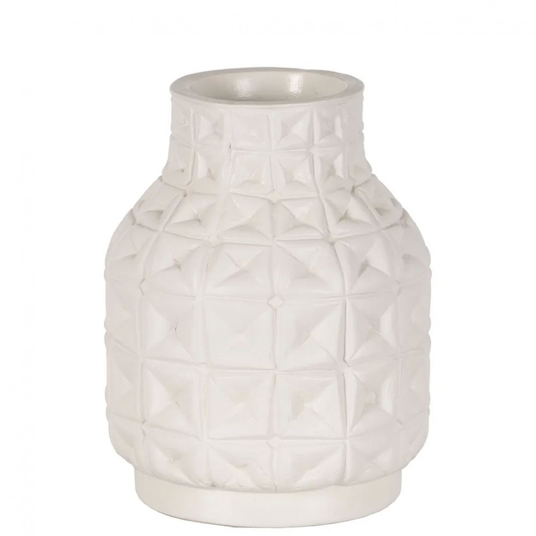 Vaso Decorativo de Cermica 502 Branco