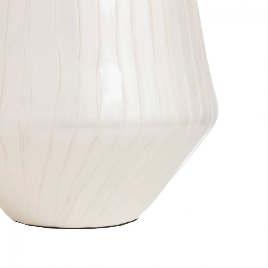 Vaso Decorativo de Metal 106 Branco