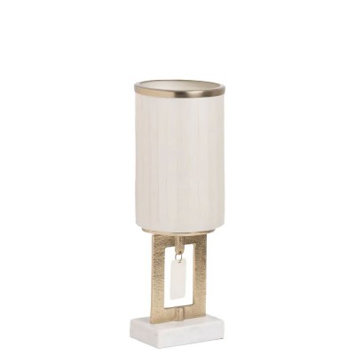 Vaso Decorativo de Metal 108 Branco