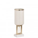 Vaso Decorativo de Metal 108 Branco