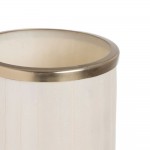 Vaso Decorativo de Metal 108 Branco