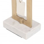 Vaso Decorativo de Metal 108 Branco