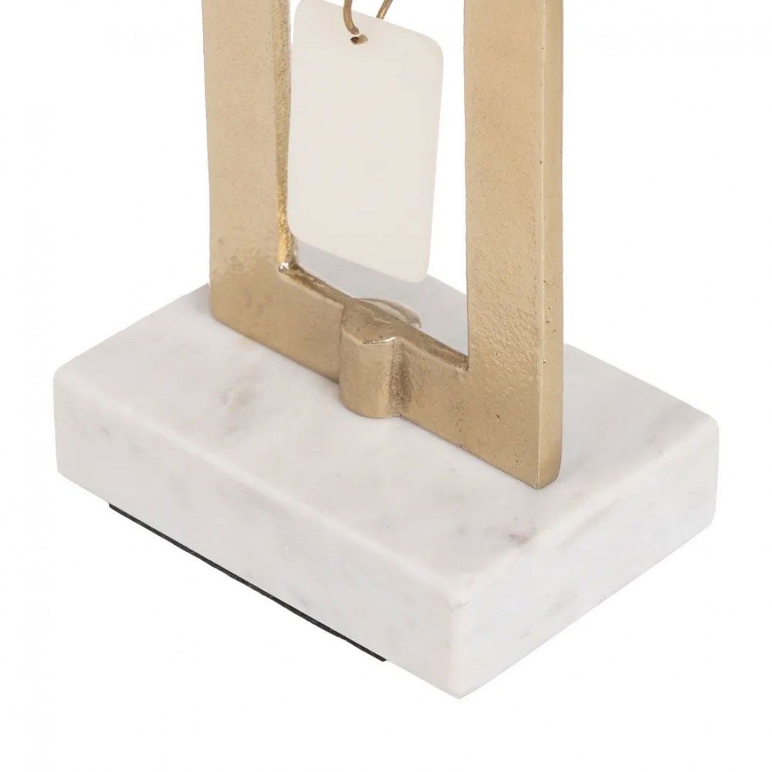 Vaso Decorativo de Metal 108 Branco