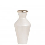 Vaso Decorativo de Metal 110 Branco