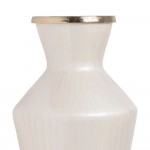 Vaso Decorativo de Metal 110 Branco