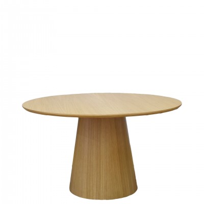 Oak Round 120cm Dining Table Pictor