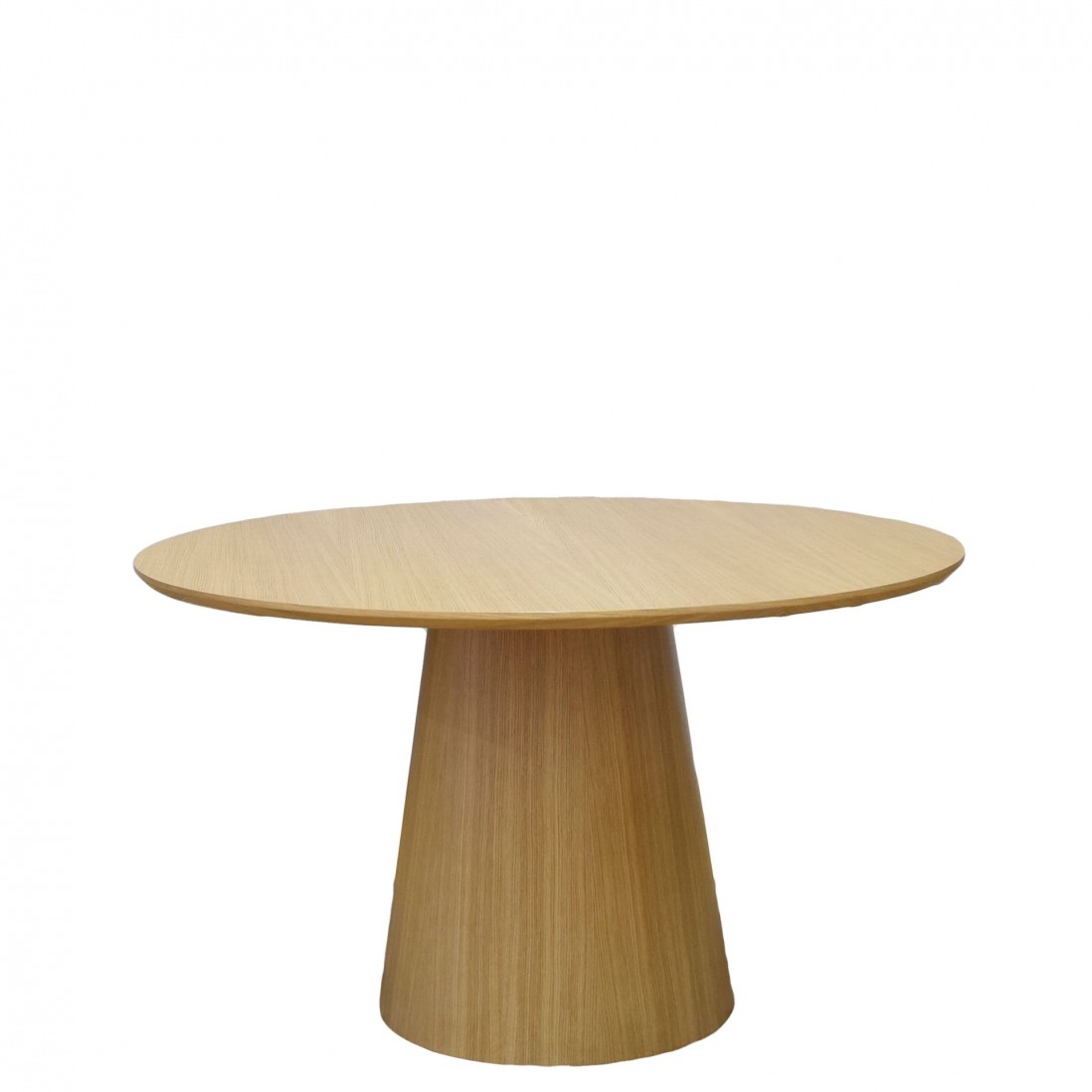 Walnut Round 135cm Dining Table Pictor