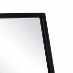 Espejo de Pie Rectangular de Metal 734 Negro