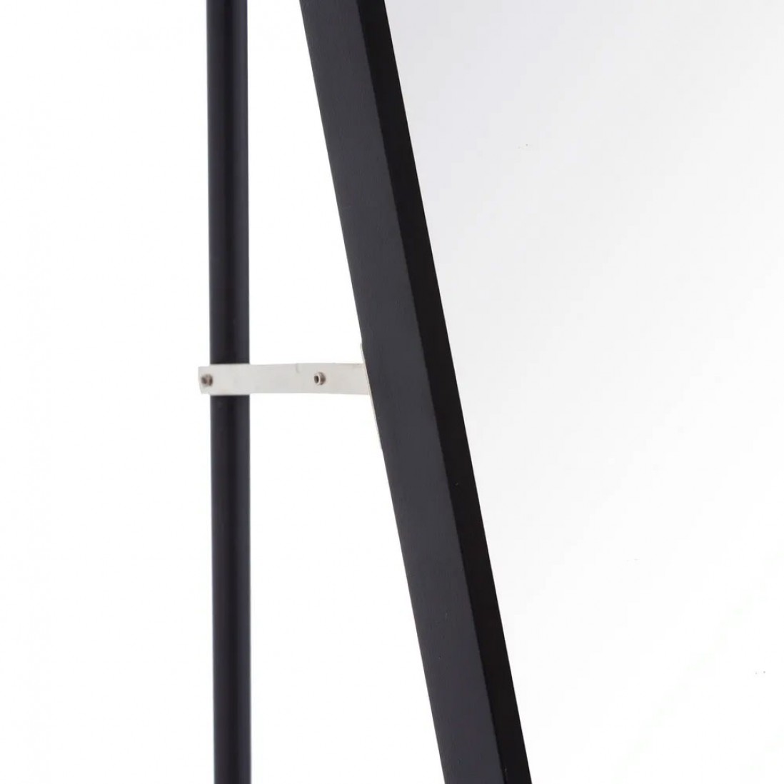 Espejo de Pie Rectangular de Metal 734 Negro