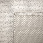 Tapete de L e Algodo Natural Link 001 Branco