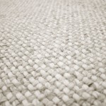 Tapete de L e Algodo Natural Link 001 Branco