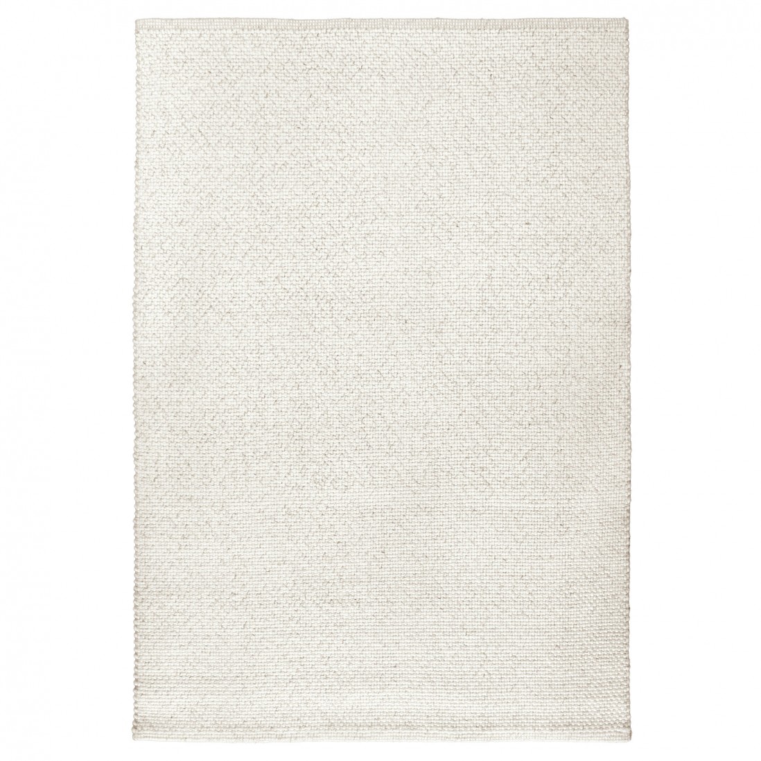 Tapete de L e Algodo Natural Link 001 Branco