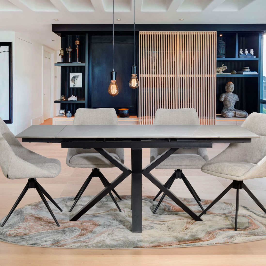 Mesa de Comedor Extensible 120(180)X80 cm Fenix
