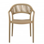 Indoor and Outdoor Chair Avelan Beige