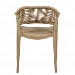 Indoor and Outdoor Chair Avelan Beige
