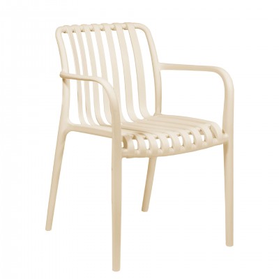 Indoor and Outdoor Chair Bandol Cream