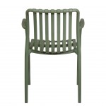 Silla para Interior y Exterior Bandol Verde