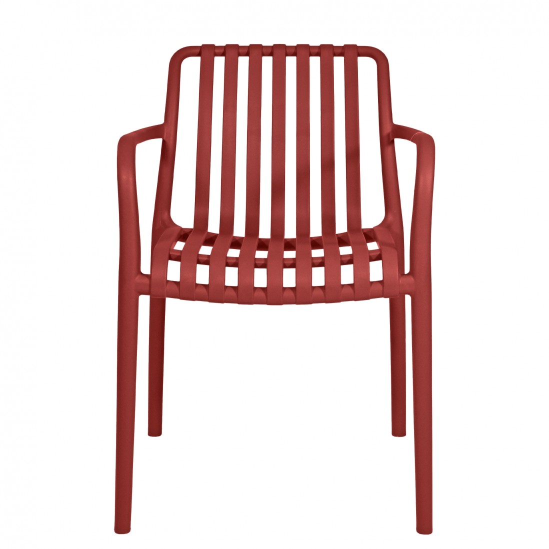 Silla para Interior y Exterior Bandol Roja