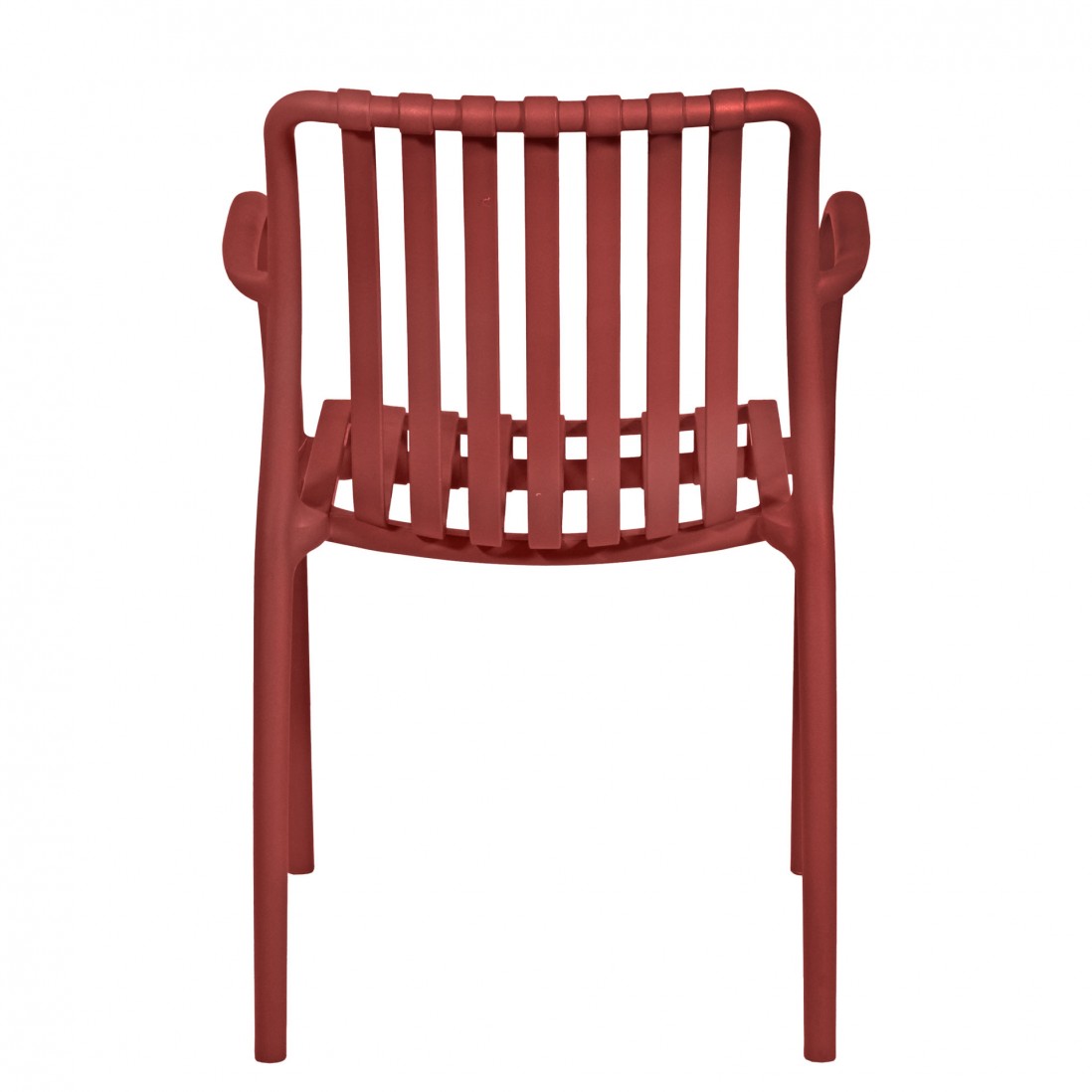 Silla para Interior y Exterior Bandol Roja