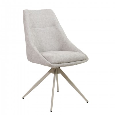 Silla de Comedor Giratria Caen Gris/Crema - Pack 4
