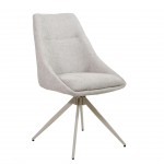 Silla de Comedor Giratria Caen Gris/Crema - Pack 4