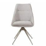 Silla de Comedor Giratria Caen Gris/Crema - Pack 4