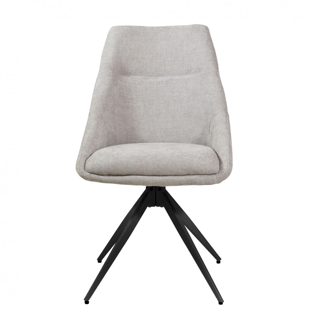 Silla de Comedor Giratria Caen Gris/Negra
