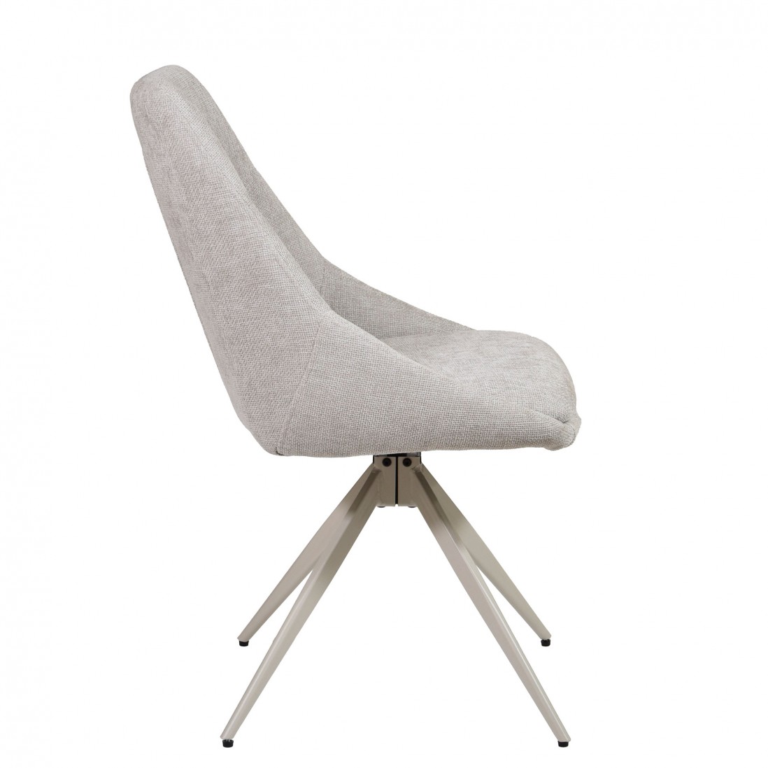 Silla de Comedor Giratria Caen Gris/Crema - Pack 4