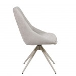 Silla de Comedor Giratria Caen Gris/Crema - Pack 4