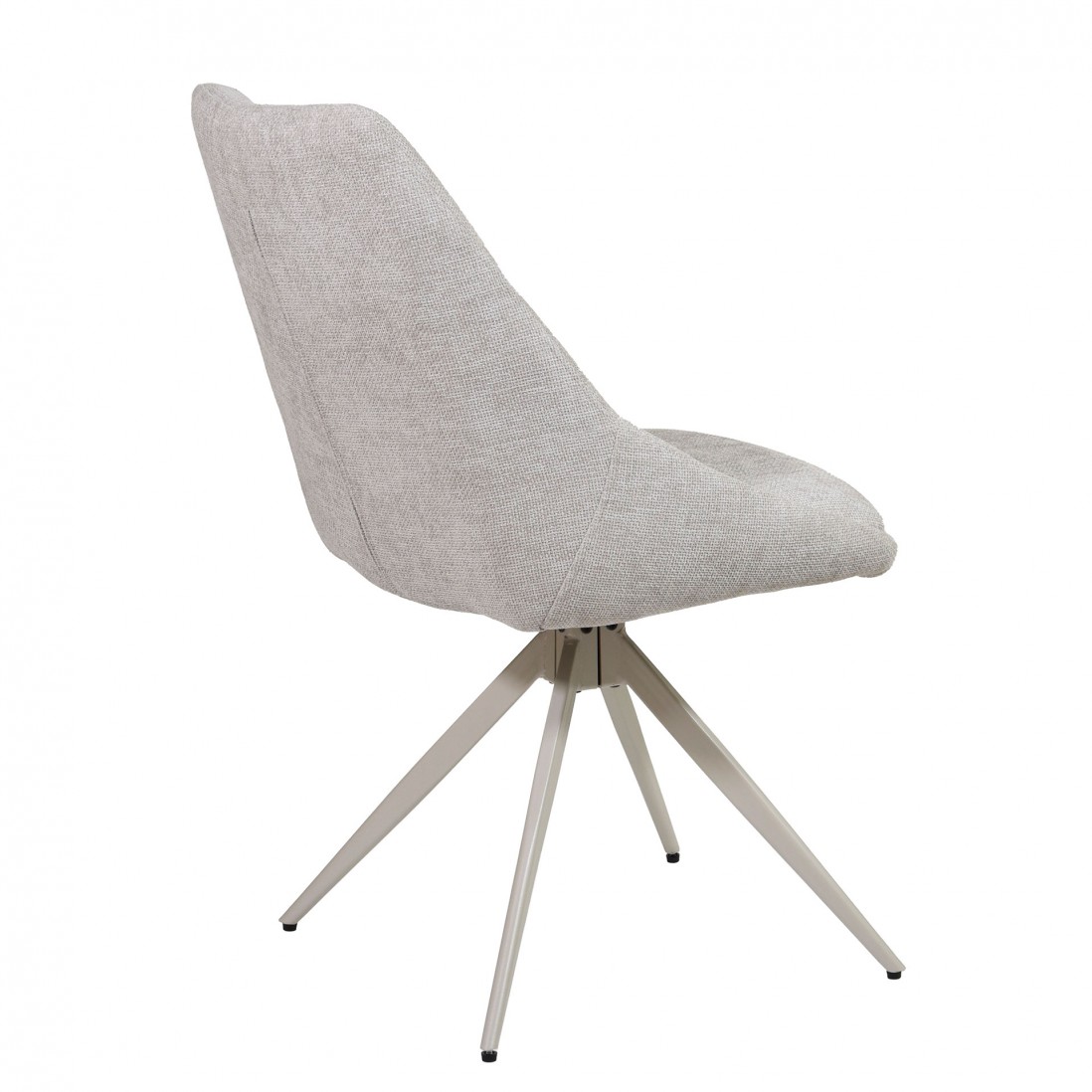 Silla de Comedor Giratria Caen Gris/Crema - Pack 4