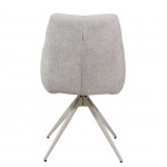 Silla de Comedor Giratria Caen Gris/Crema - Pack 4