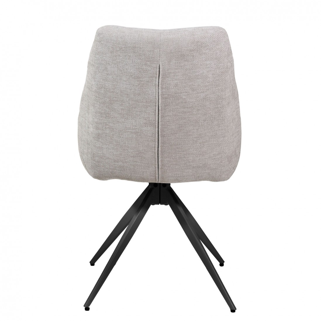 Silla de Comedor Giratria Caen Gris/Negra