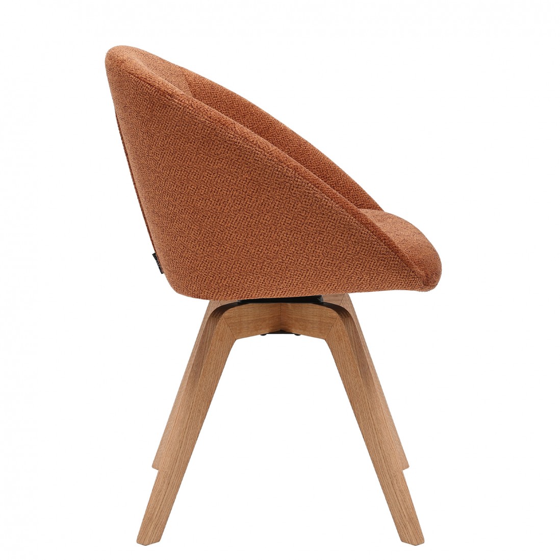 Swivel Dining Chair Orange