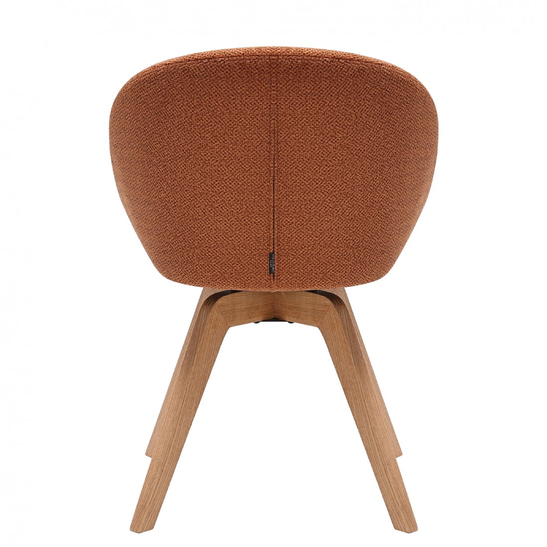 Swivel Dining Chair Orange