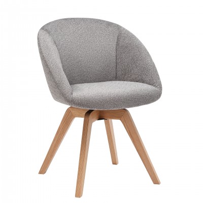 Swivel Dining Chair Gray