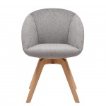 Silla de Comedor Giratria Allos Gris