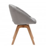 Silla de Comedor Giratria Allos Gris