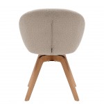 Silla de Comedor Giratria Allos Beige