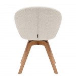 Swivel Dining Chair Cream
