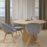Silla de Comedor Giratria Allos Gris