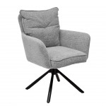 Silla de Comedor Giratria Antibes Gris