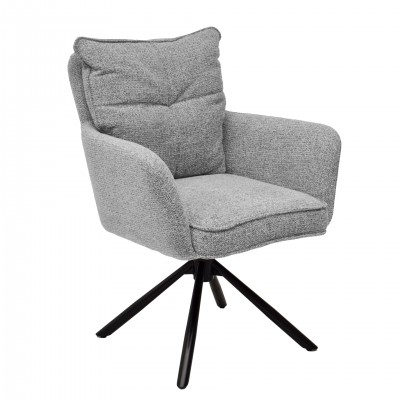 Swivel Dining Chair Antibes Gray