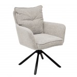Silla de Comedor Giratria Antibes Beige