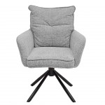 Silla de Comedor Giratria Antibes Gris