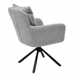 Silla de Comedor Giratria Antibes Gris