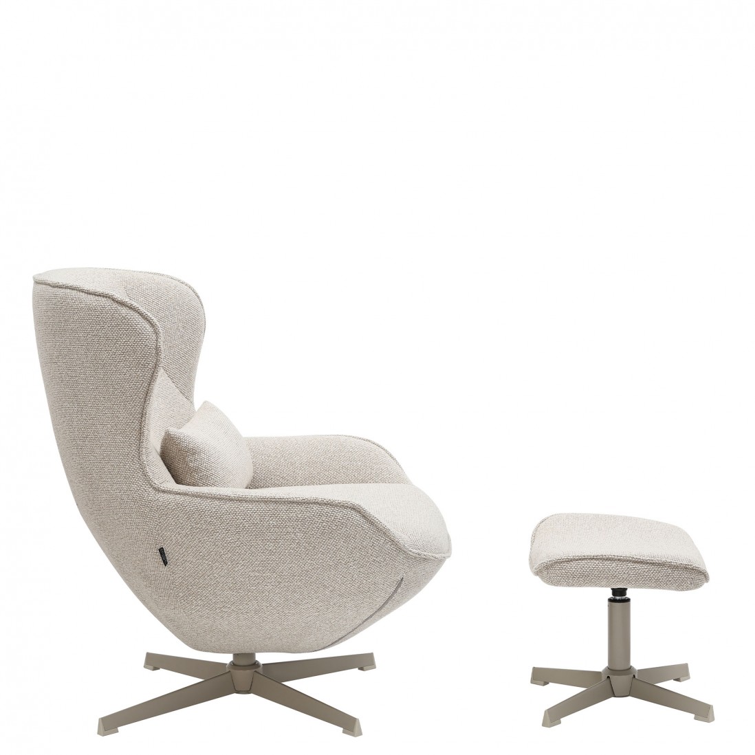 Silln con Sistema Giratorio y Reposapis Ancelle Beige